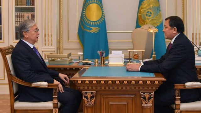 Мемлекет басшысы Маңғыстау облысының әкімі Нұрлан Ноғаевты қабылдады