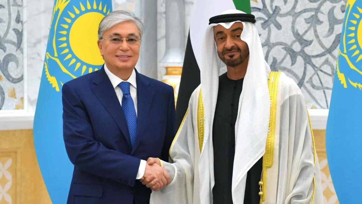 Қасым-Жомарт Тоқаев пен шейх Мұхаммед бен Заид әл-Нахаян