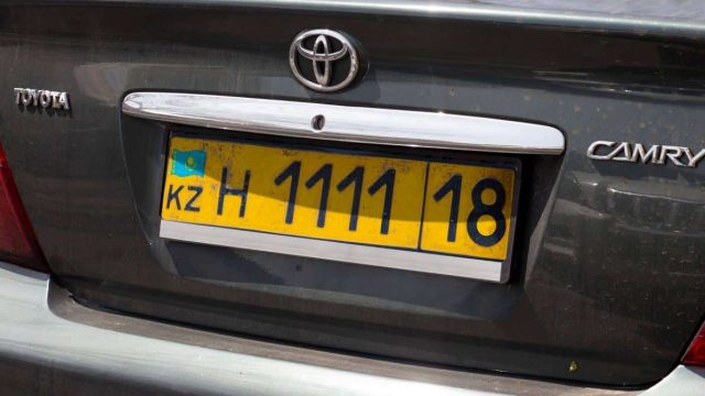 Уақытша тіркелген шетел автокөліктеріне арнайы нөмір беріледі