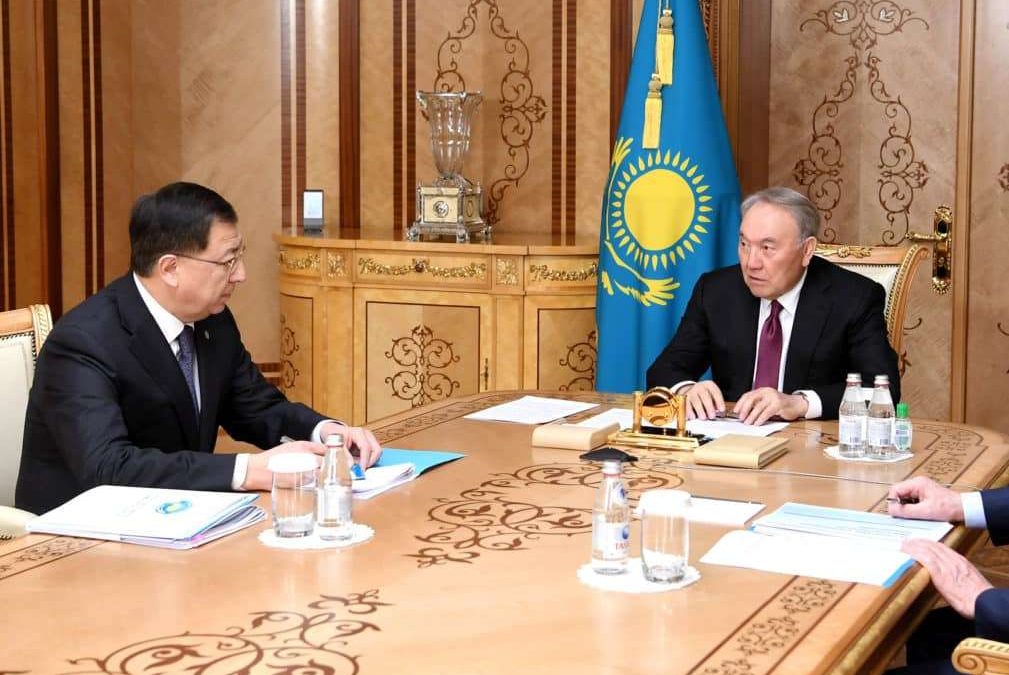 Нұрсұлтан Назарбаев пен Жансейіт Түймебаев