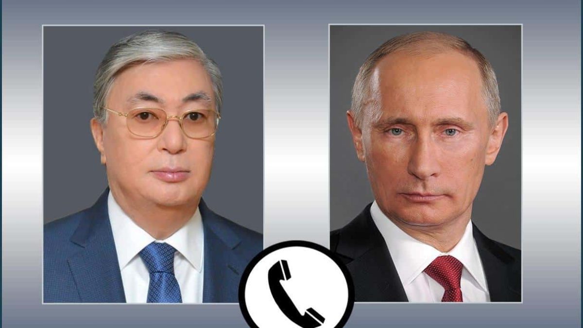 Қасым-Жомарт Тоқаев пен Владимир Путин
