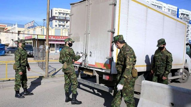 Қарасайдағы әскери міндеттілер алғашқы болып іске кірісті