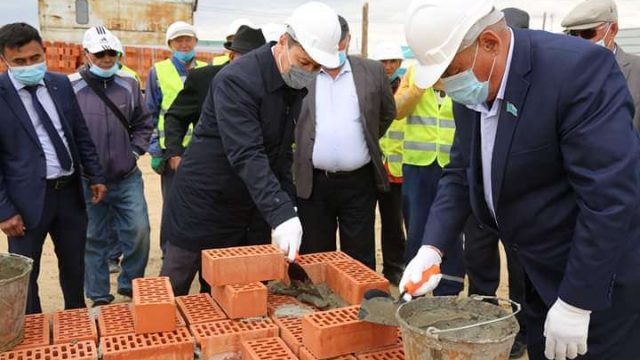 Арал ауданында жаңа амбулаторияның құрылысы басталды