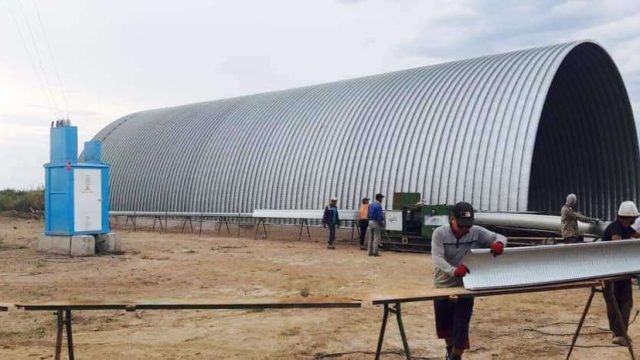 Жалағашта күріш ақтау цехының құрылысы басталды