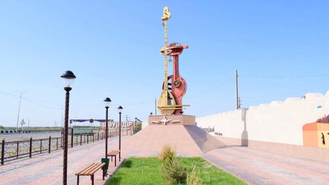 Отырар ауданындағы нысандар абаттандырылып жатыр