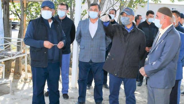 Өмірзақ Шөкеев Мақтаарал ауданының тұрғындарымен кездесті