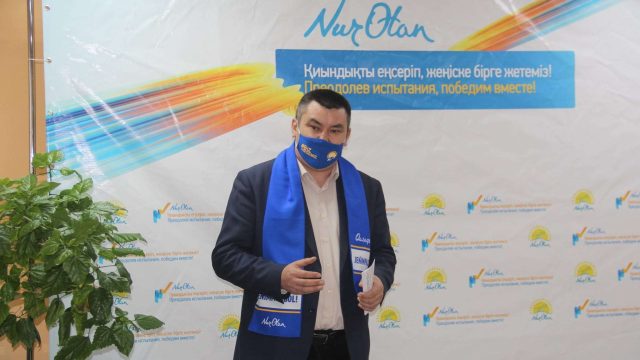 Nur Otan партиясынан кандидаттар сайлауалды бағдарламасын түсіндірді