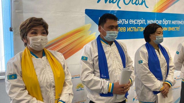 Кеген аудандық мәслихат депутаттығына үміткерлер «Қазақтелеком» ұжымымен кездесті
