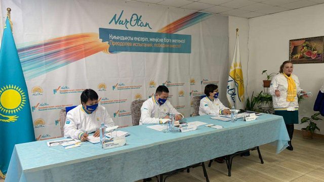 Кандидаттар Nur Otan партиясының сайлауалды бағдарламасын таныстырды