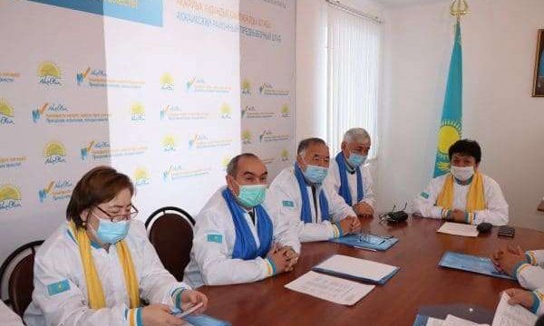Ақжайық ауданында Nur Otan партиясының сайлауалды штабы ашылды
