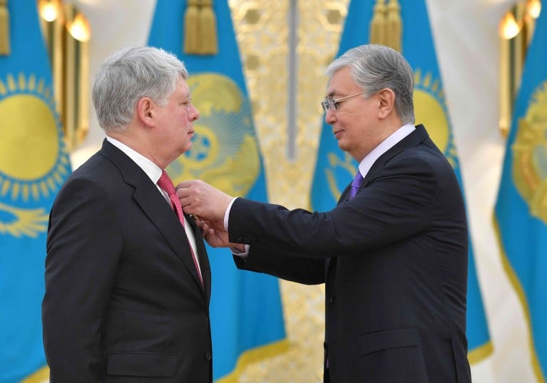 Қасым-Жомарт Тоқаев және Алексей Бородавкин