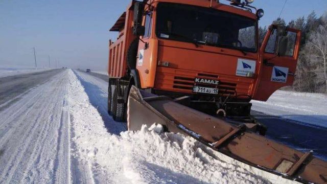 Үшарал-Достық автожолы қолайсыз ауа райына байланысты жабылды