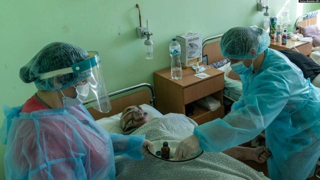 Украинада бір күнде 185 адам коронавирустан қайтыс болды