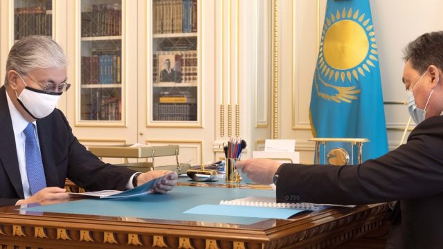 Қасым-Жомарт Тоқаев премьер-министр Асқар Маминді қабылдады