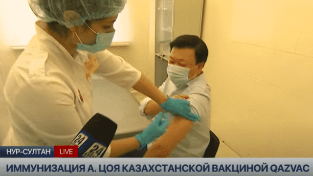 Алексей Цой QazVac вакцинациясынан кейінгі жағдайын айтты