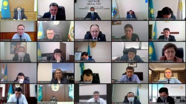 Алматыда сыбайлас жемқорлыққа қарсы іс-қимыл жөніндегі комиссияның отырысы өтті