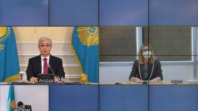 Президент: Дүниежүзілік банк Қазақстандағы бірқатар экология мәселесін шешуге үлес қосты