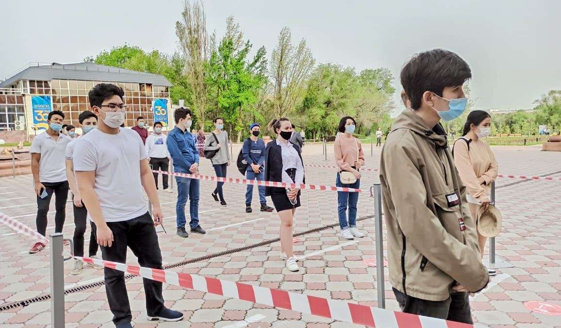 Алматы. ҰБТ, пандемия