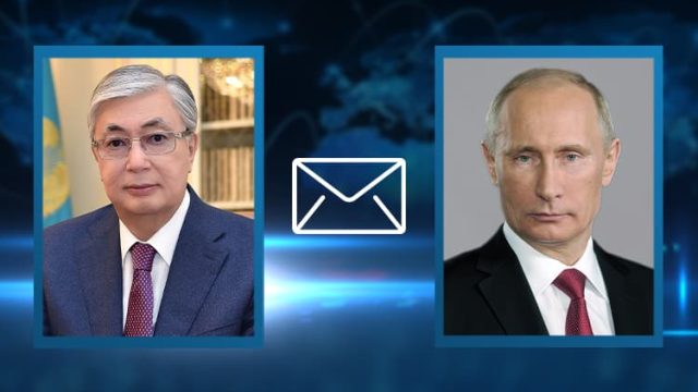 Мемлекет басшысы Ресей президентіне көңіл айтты