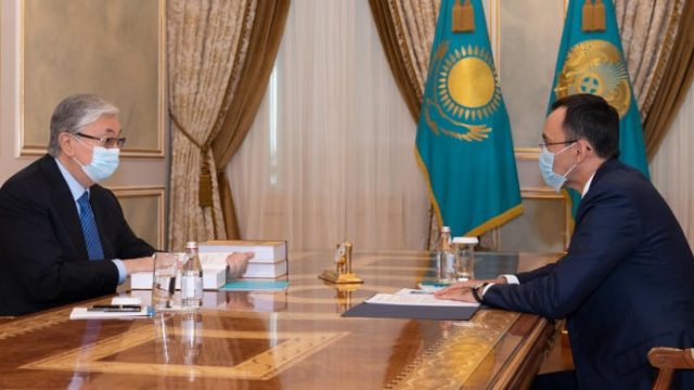 Қасым-Жомарт Тоқаев Сенат төрағасын қабылдады