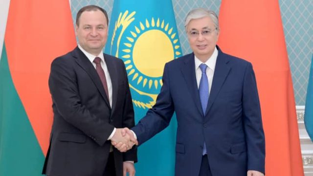 Қасым-Жомарт Тоқаев Беларусь премьер-министрін қабылдады