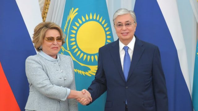 Мемлекет басшысы Ресейдің Федерация кеңесінің төрағасын қабылдады