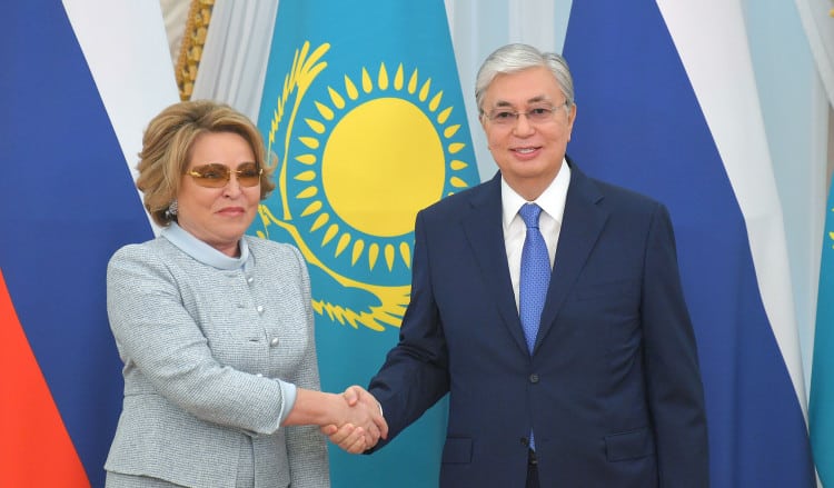 Мемлекет басшысы Ресейдің Федерация кеңесінің төрағасын қабылдады