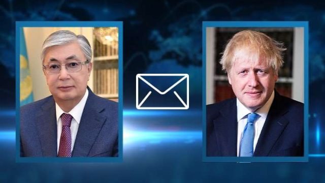 Президент Ұлыбританияның премьер-министріне көңіл айтты