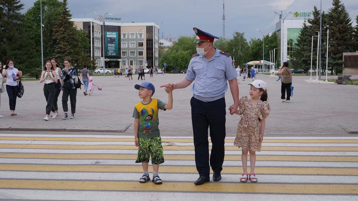 жол ережесі, балалар
