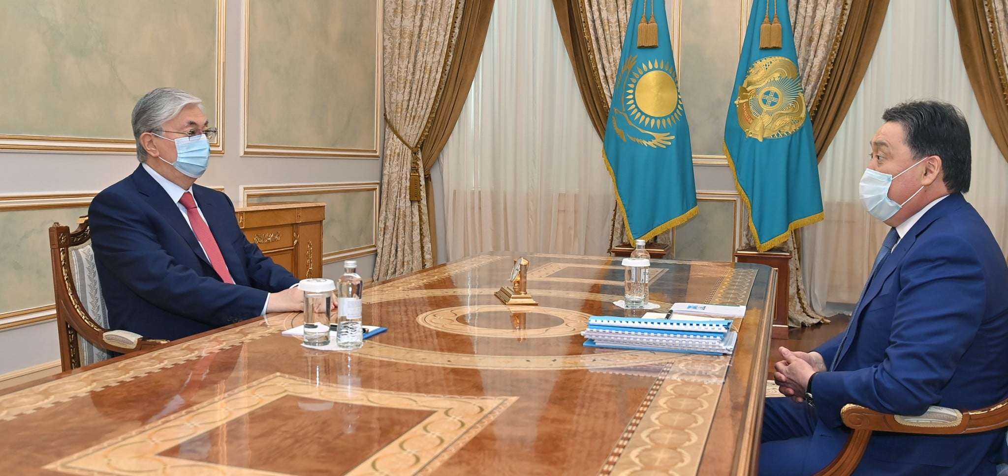 Қасым-Жомарт Тоқаев және Асқар Мамин