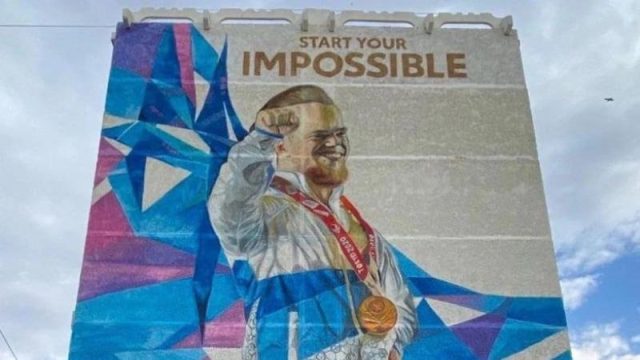 Паралимпиада ойындары чемпионының құрметіне мурал салынды