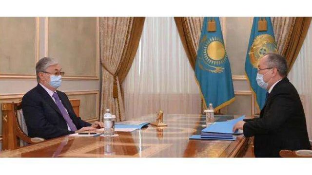 Президент қаржылық мониторинг агенттігінің төрағасын қабылдады