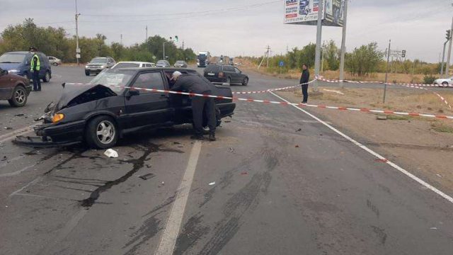 Оралда жол апаты болып, 3 адам аурухана жеткізілді