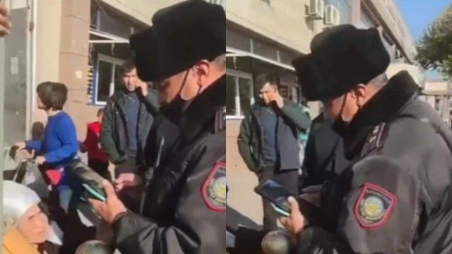 Шымкентте зейнеткерге дөрекілік көрсеткен полицейлер жазаланды