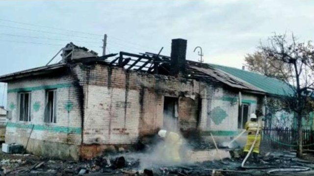 Ақмола облысында өрттен 5 жастағы бала қайтыс болды