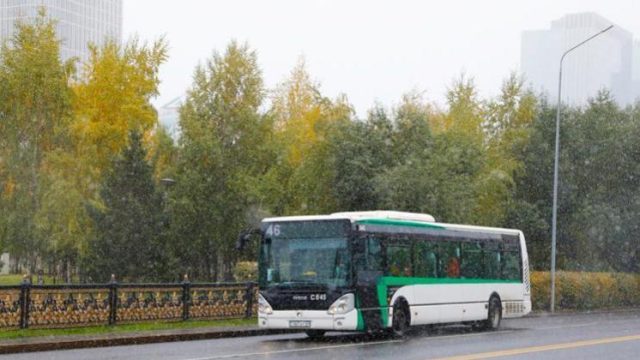 Астанада автобустар қозғалыс кестесінен кешігіп жатыр