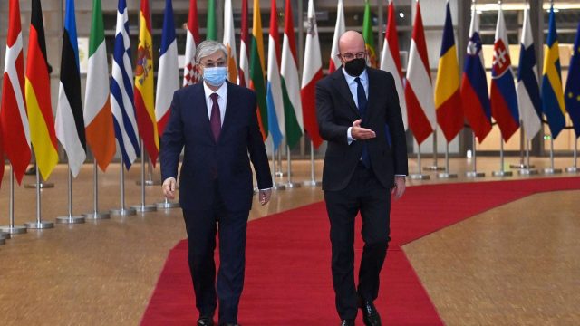 Қасым-Жомарт Тоқаев Еуропалық кеңес президенті Шарль Мишельмен келіссөз жүргізді