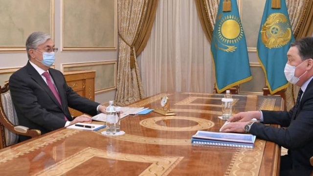 Асқар Мамин президентке есеп берді