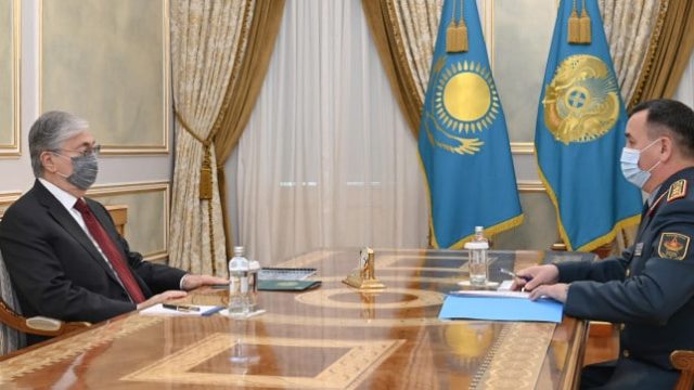 Қорғаныс министрі президентке оқ-дәрілердің қауіпсіз сақталуы туралы есеп берді