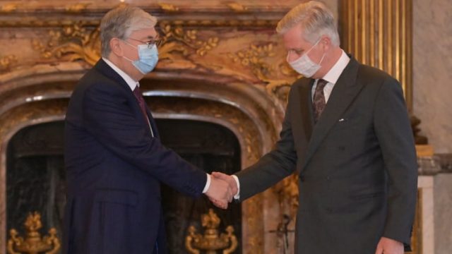 Мемлекет басшысы Бельгия королі Филиппен кездесті