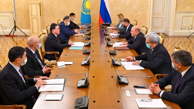 Асқар Мамин Ресей премьер-министрі Михаил Мишустинмен келіссөз жүргізді
