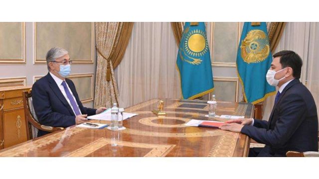 Мемлекет басшысы Алтай Көлгіновті қабылдады