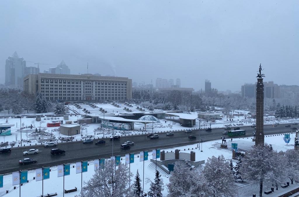 Алматы, қар, қыс, ауа райы