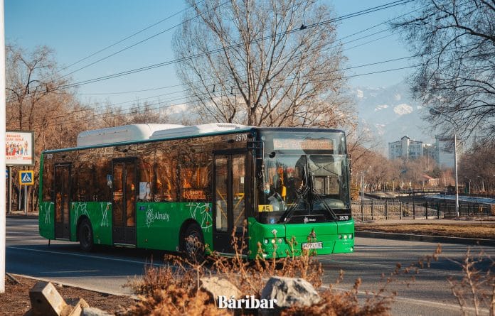 автобус, қоғамдық көлік, Алматы