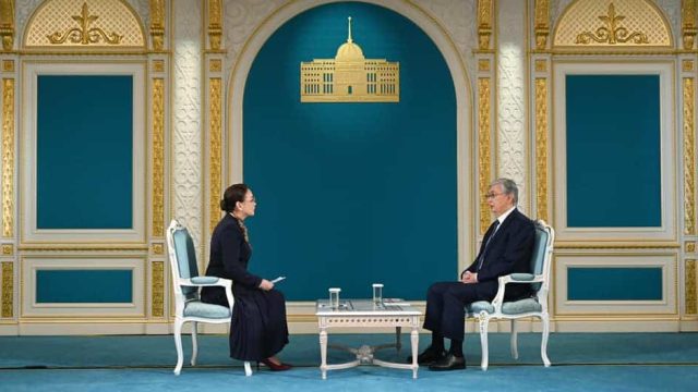 Тоқаевтың қаңтар оқиғасынан кейінгі екінші сұхбаты. Видео
