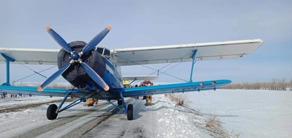 Аралға жақын жерде АН-2 ұшағы өртенді