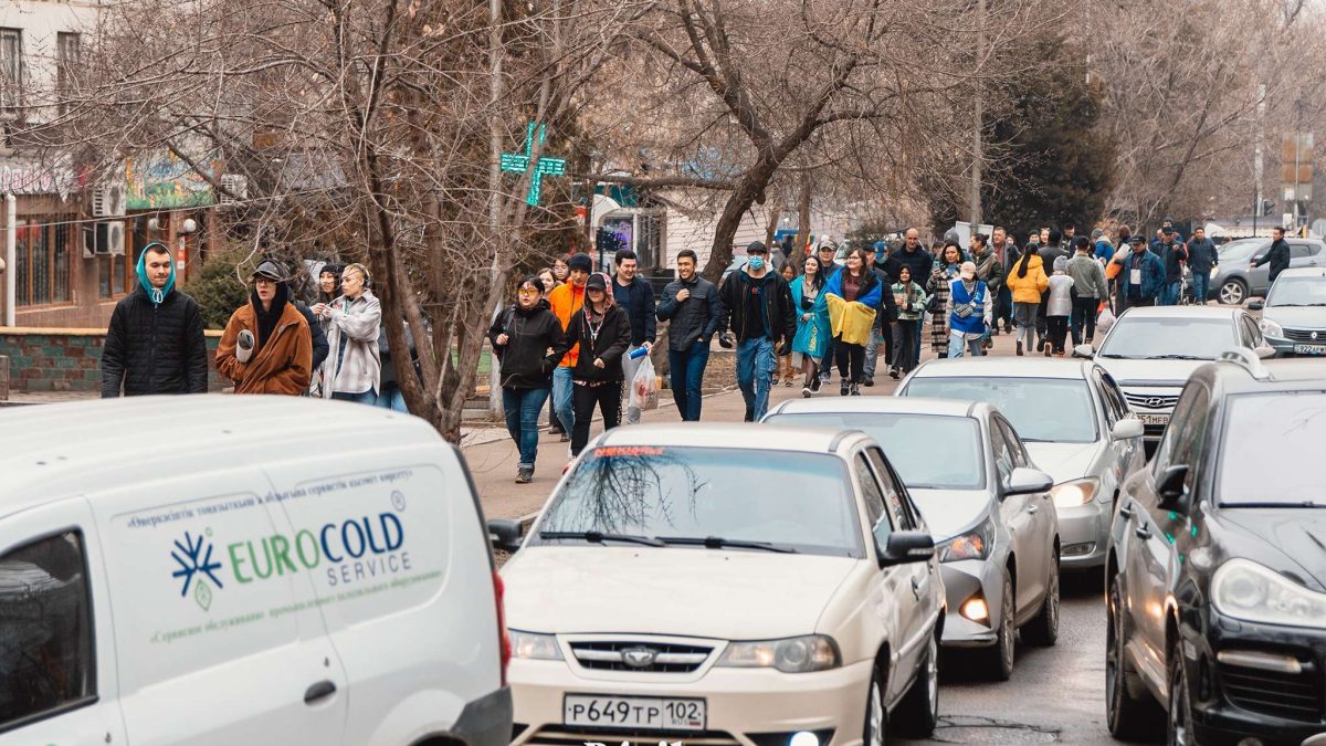 Украина, соғыс, Алматы, митинг