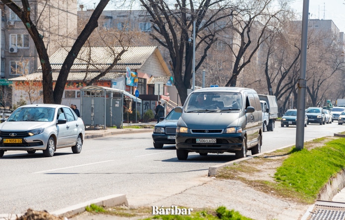 Алматы, көше, кептеліс, көлік