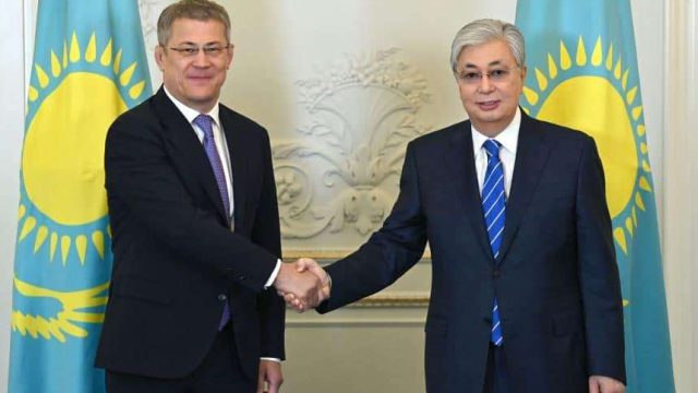 Қазақстан президенті Башқұртстан басшысы Радий Хабировпен кездесті