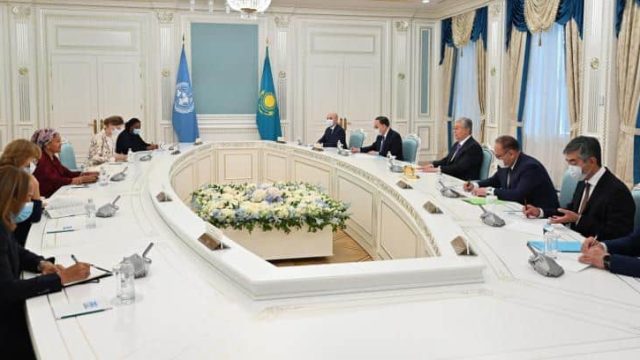 Тоқаев БҰҰ бас хатшысының бірінші орынбасарымен ынтымақтастықтың басым бағыттарын талқылады